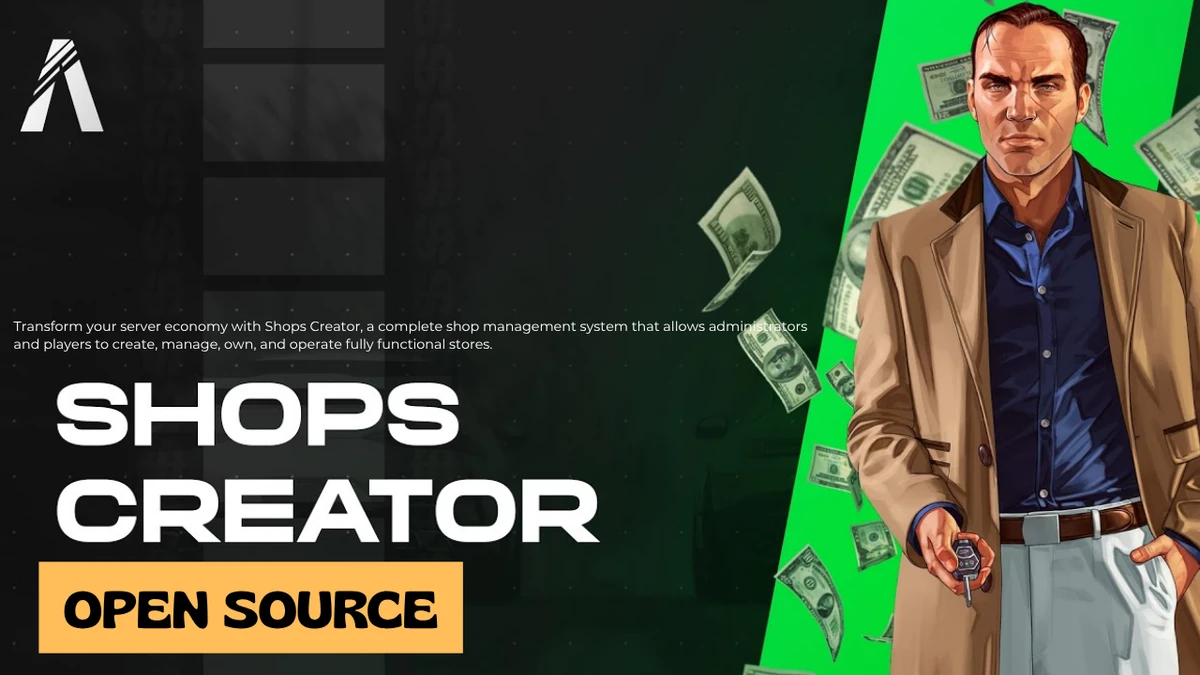 Shops Creator FiveM | Open Source Player Owned Shops & Dynamic Market System
